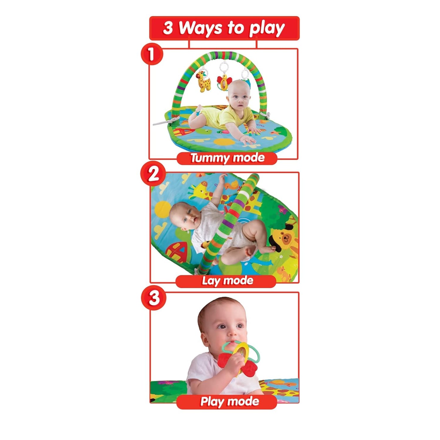 Funskool Giggles 3 in 1 Deluxe Playgym
