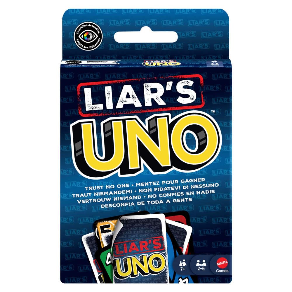 Mattel Games Liar's UNO Card Game