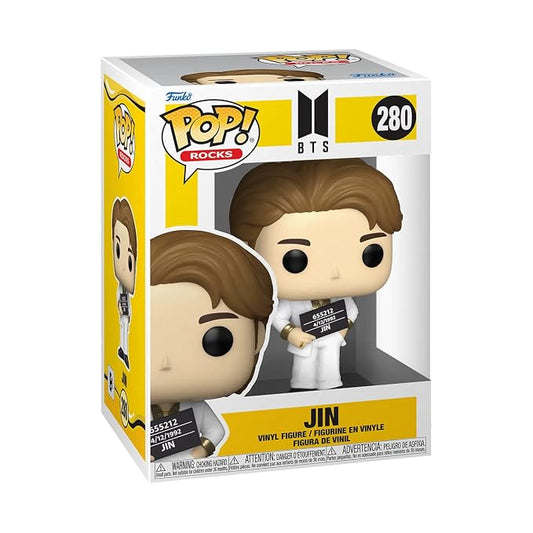 Funko Pop! Rocks : BTS : Jin #280 With Soft Protector Case