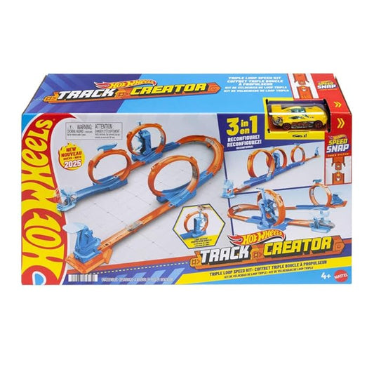 Hot Wheels Track Creator Triple Loop Speed Kit