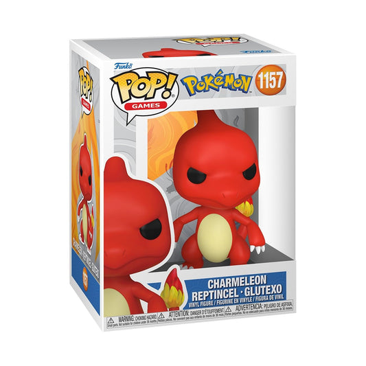 Funko Pop! Games : Pokemon : Charmeleon #1157 With Soft Protector Case
