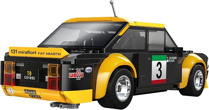 Cada Bricks 1/20 Fiat Abarth 131 With Remote Control & Bluetooth App Support