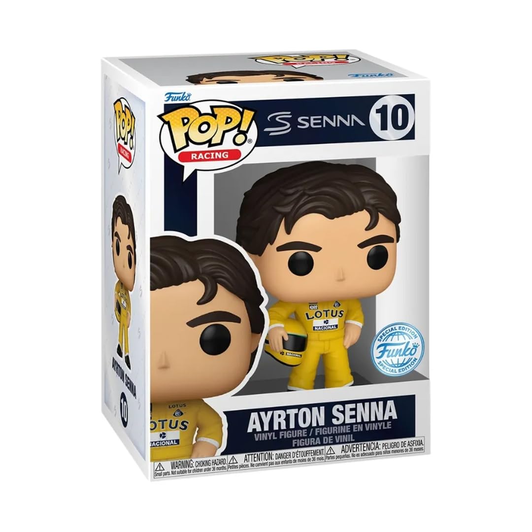 Funko Pop! Racing : Ayrton Senna #10 With Soft Protector Case