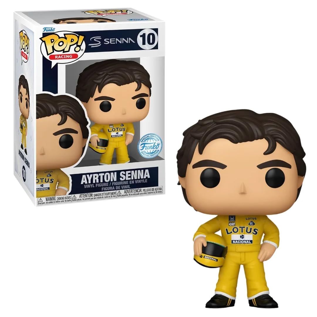 Funko Pop! Racing : Ayrton Senna #10 With Soft Protector Case
