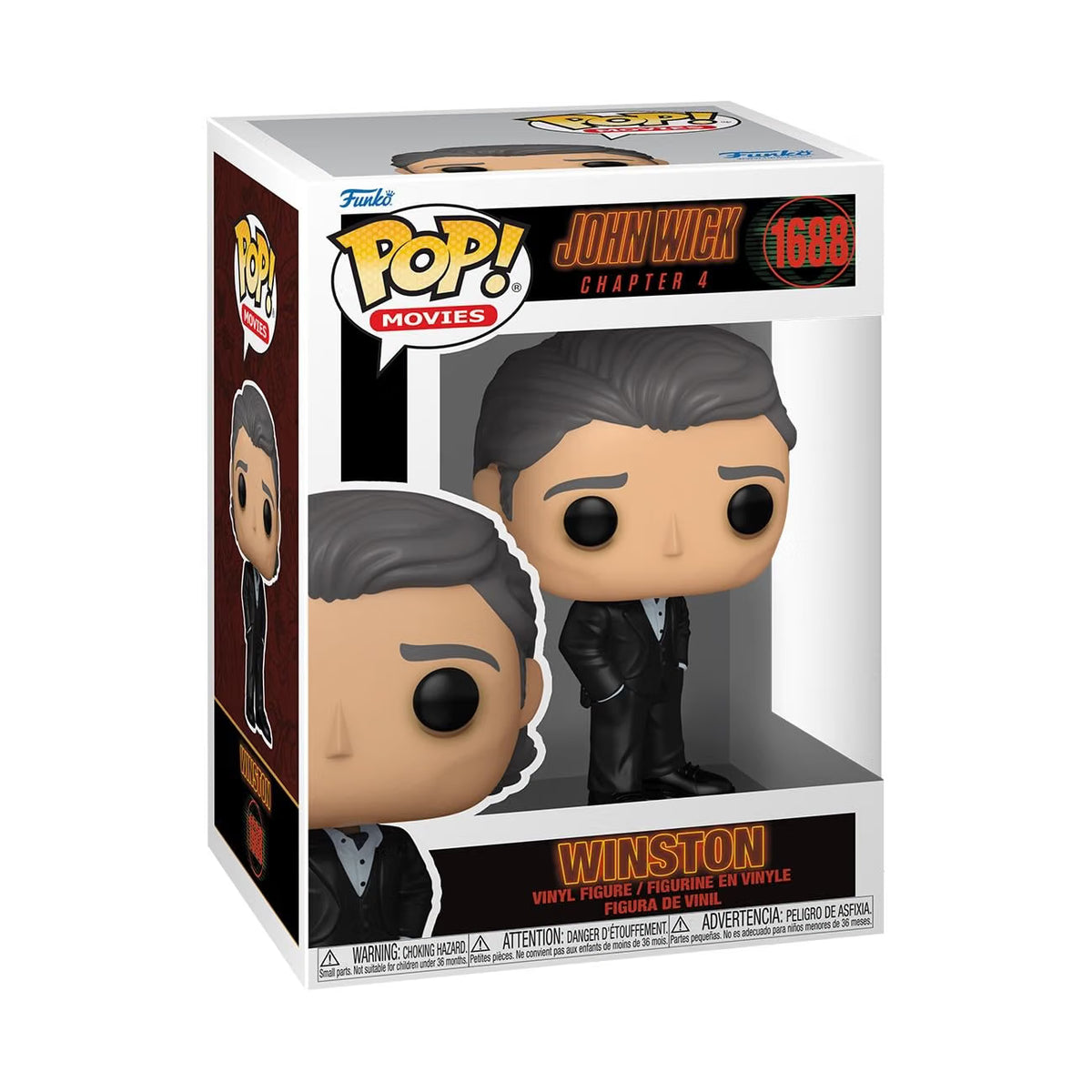 Funko Pop! Movies : John Wick Chapter 4 : Winston #1688 With Soft Protector Case