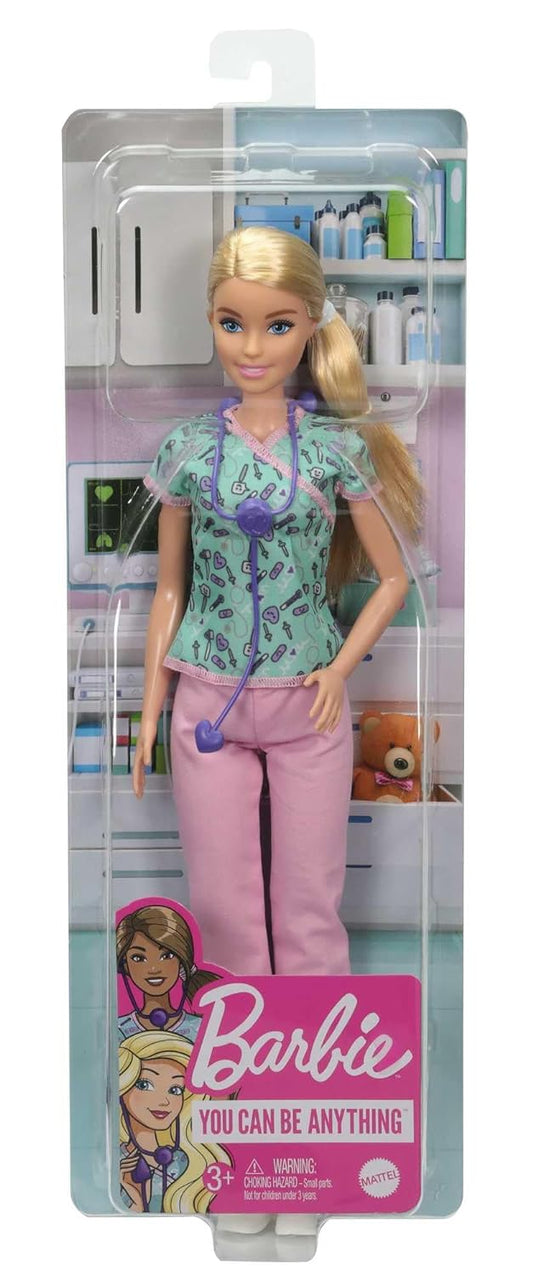 Barbie Careers Nurse Doll For Ages 3+