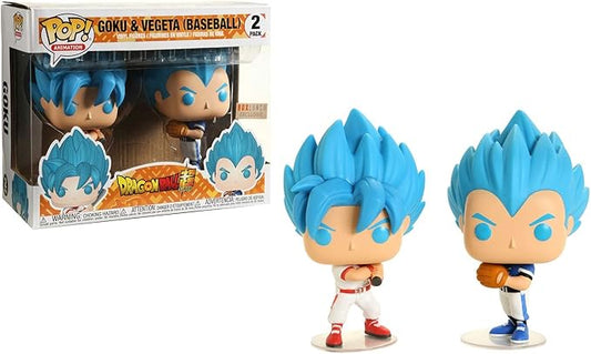 Funko Pop! Animation : Dragon Ball Super : Goku & Vegeta ( Baseball ) 2 Pack