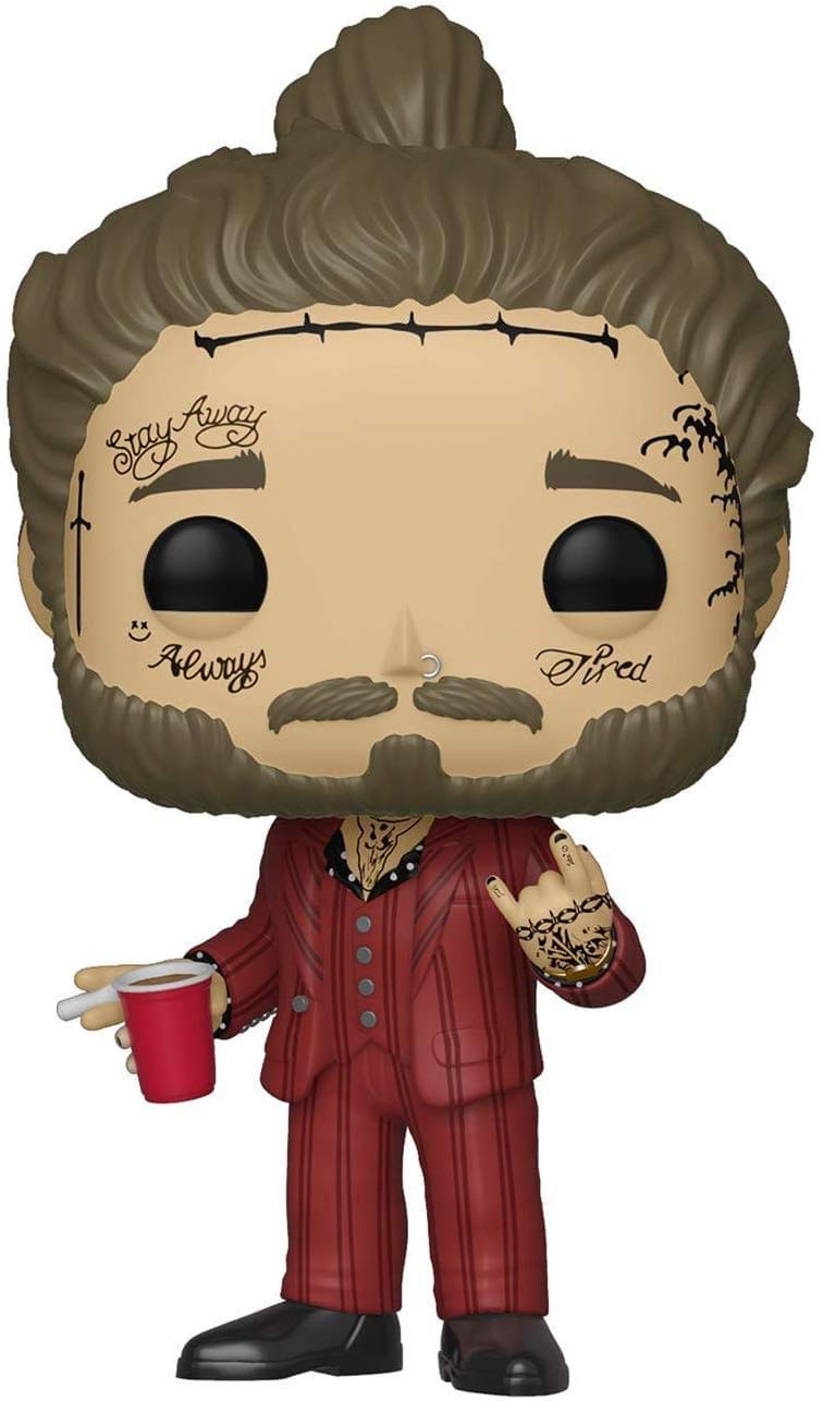 Funko Pop! Rocks : Post Malone #111 With Soft Protector Case