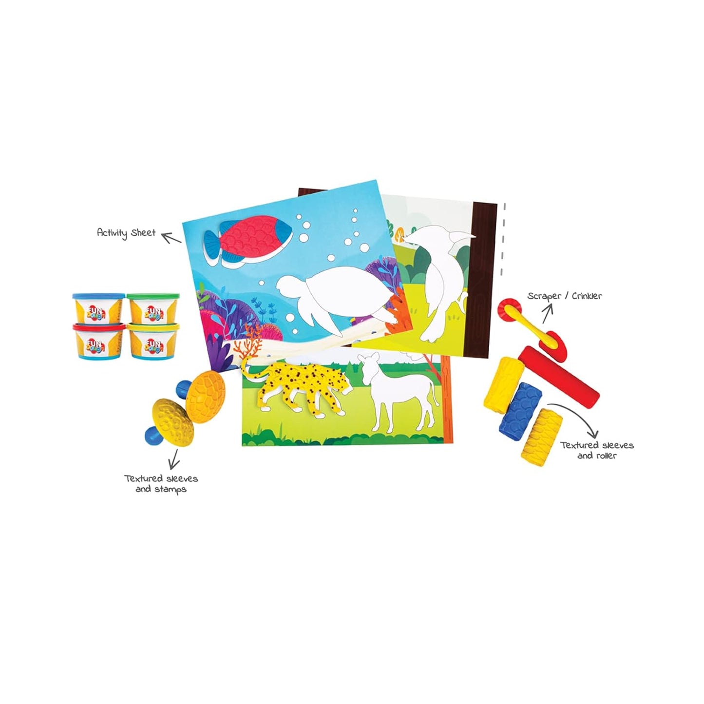 Funskool Fun Dough Roll & Stamp