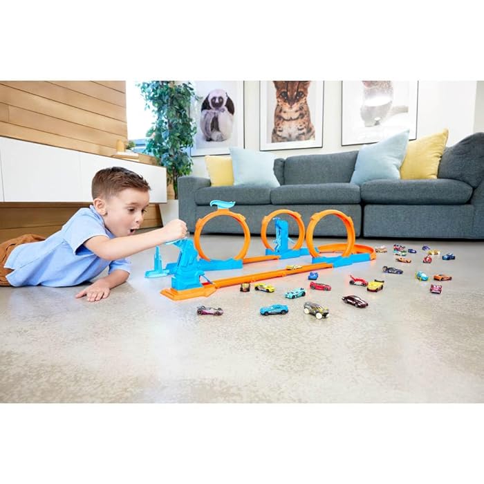 Hot Wheels Track Creator Triple Loop Speed Kit
