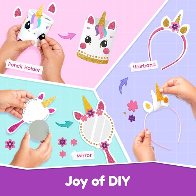 Bloomingo Unicorn Universe 6-In-1 DIY Craft Bundle