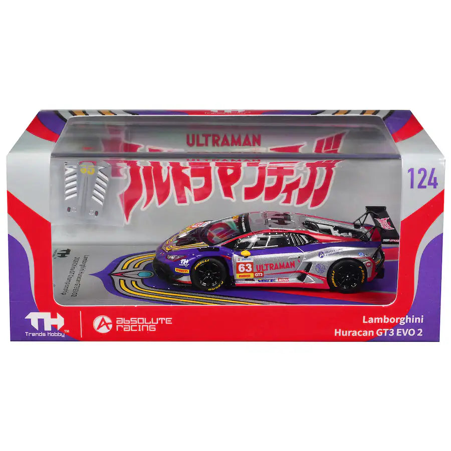 Trends Hobby 1/64 Lamborghini Huracan GT3 EVO2 2026 China GT Championship With Acrylic Case