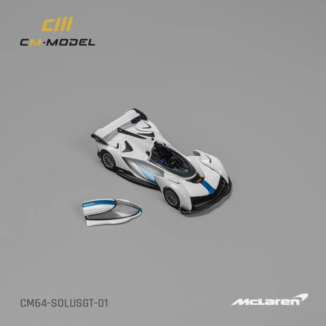CM Models 1/64 McLaren Solus GT With Acrylic Case