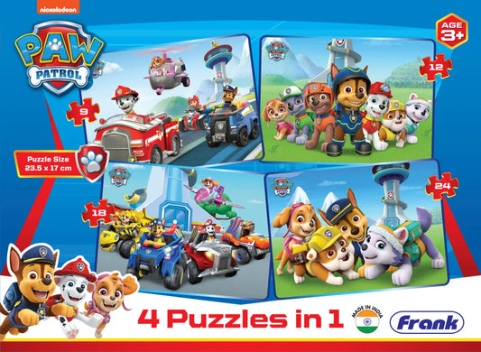 Frank Nickelodeon Paw Patrol 4 In 1 Puzzle