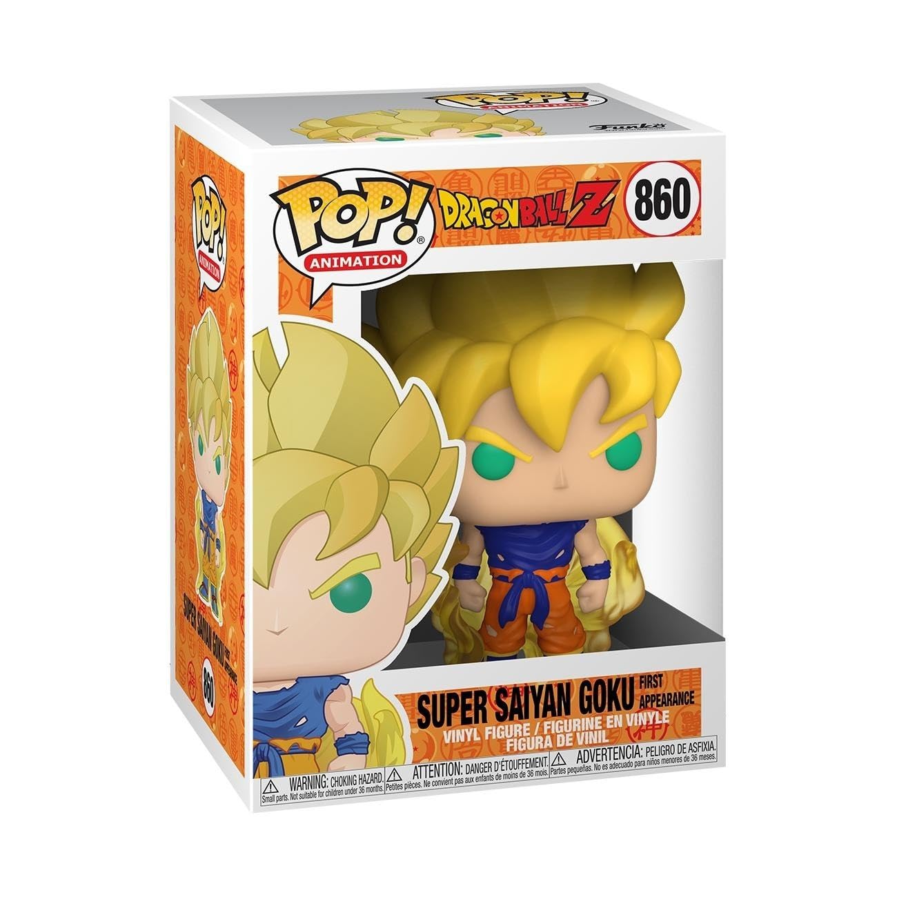 Funko Pop! Animation: Dragon Ball Z : Super Saiyan Goku ( First Appearance ) #860