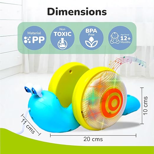 R for Rabbit Snail Tune ( Blue Yellow )