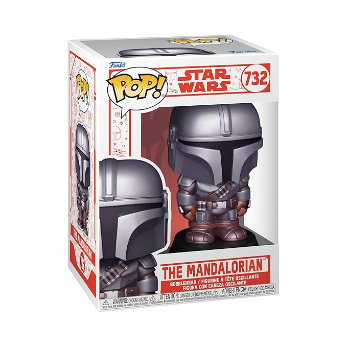 Funko Pop! Star Wars : The Mandalorian #732 With Soft Protector Case