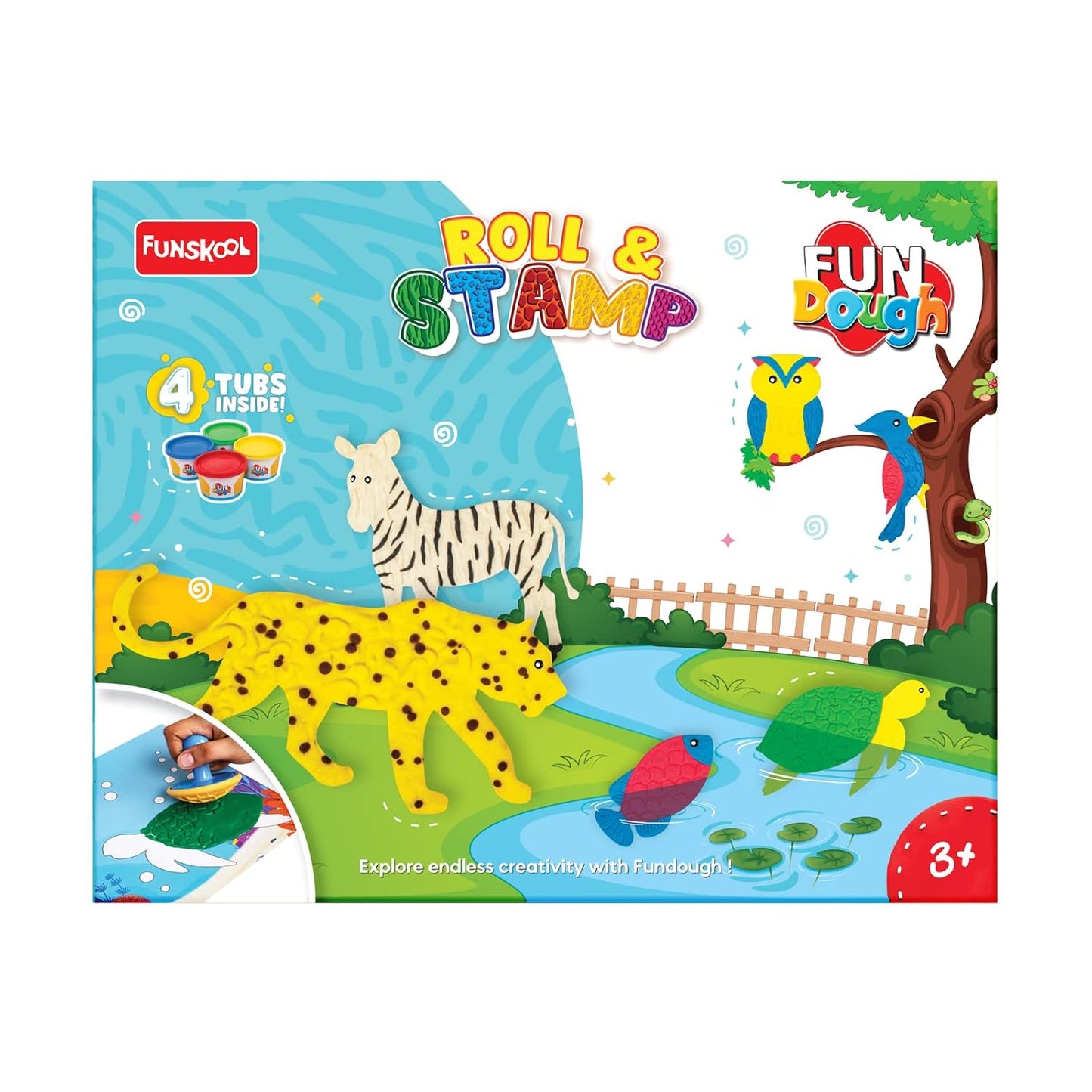 Funskool Fun Dough Roll & Stamp