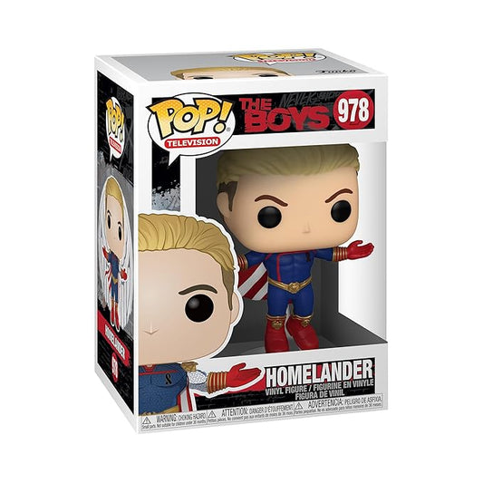 Funko Pop! Television : The Boys : Homelander #978 With Soft Protector Case