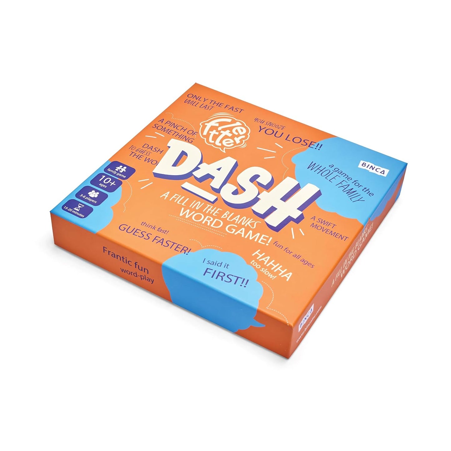 Binca Dash Fill-in-The-Blanks Word Card Game