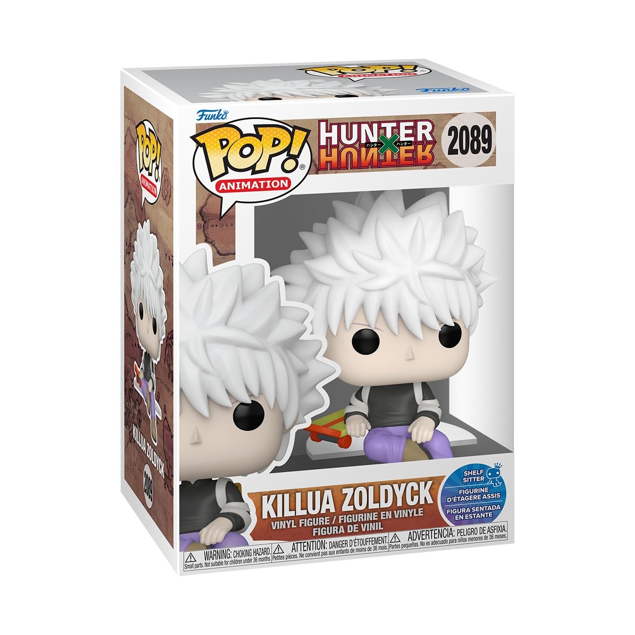 Funko Pop! Animation : Hunter X Hunter : Killua Zoldyck #2089 With Soft Protector Case