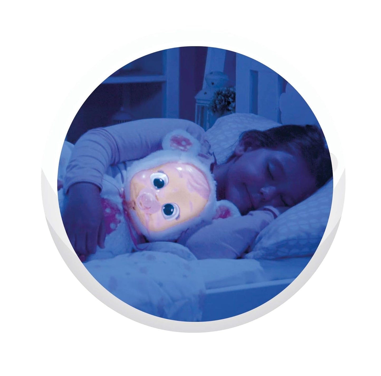 Cry Babies Goodnight Coney - Sleepy Time Baby Doll with LED Lights and Lullabies