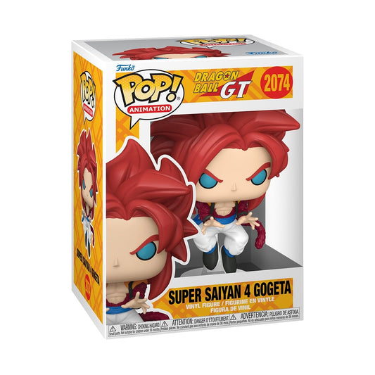 Funko Pop! Animation : Dragon Ball GT : Super Saiyan 4 Gogeta #2074 With Soft Protector Case