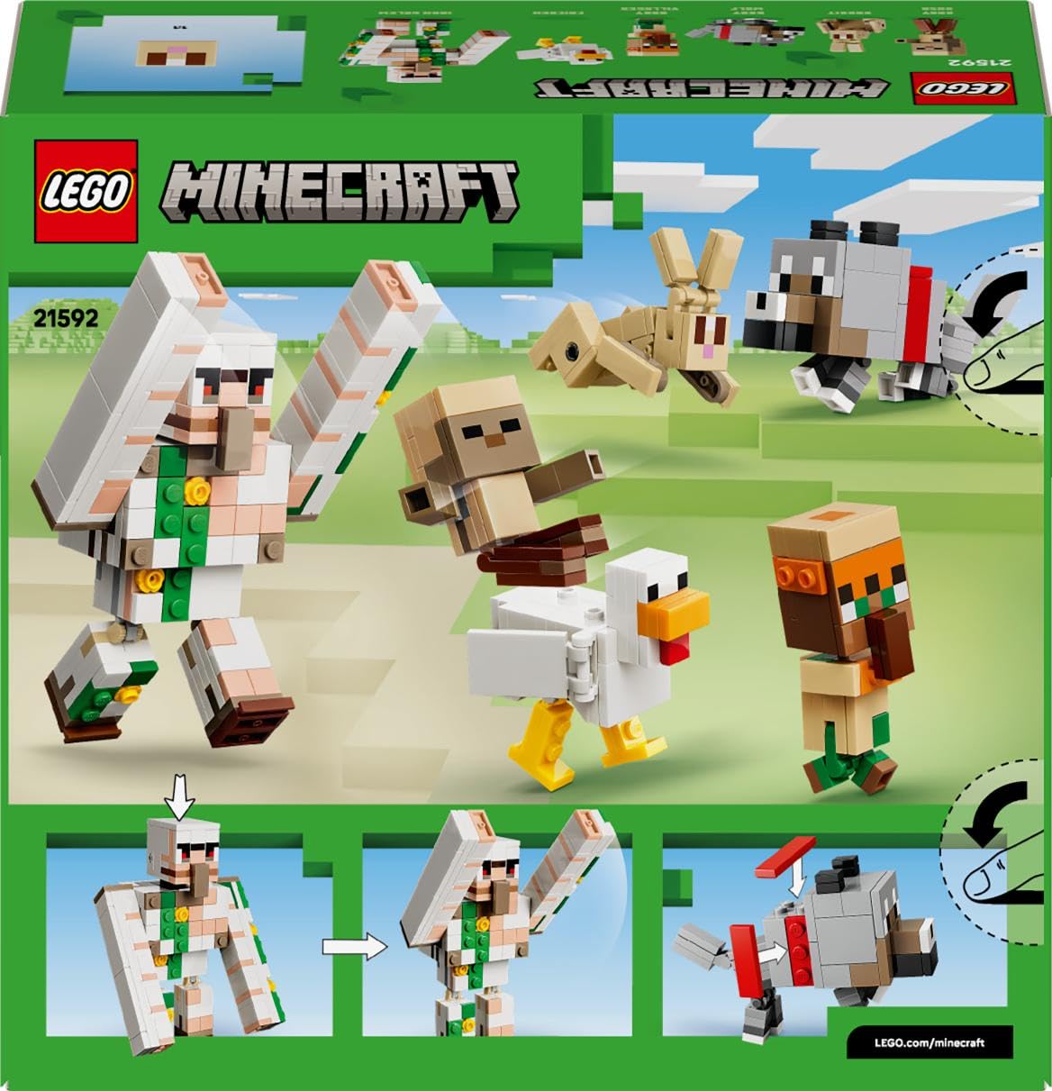 Lego Minecraft Chicken Jockey Desert Attack #21592