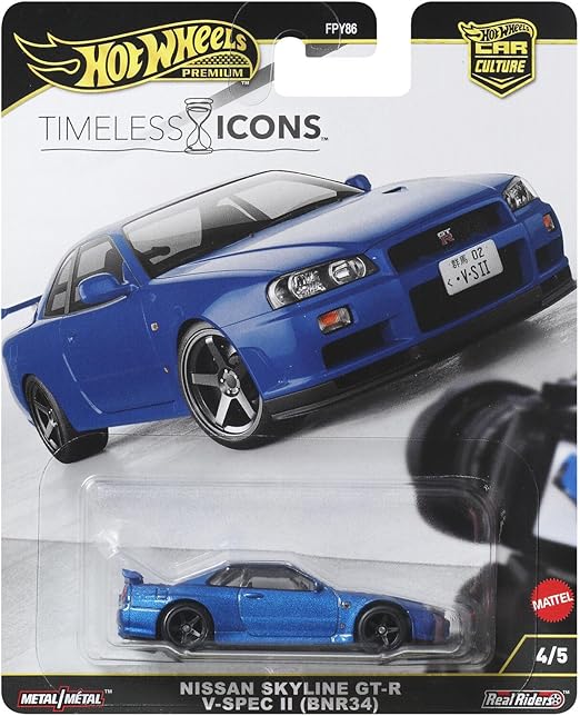 Hot Wheels Premium Car Culture Timeless Icons Set Of 5 Cars [ Import ]
