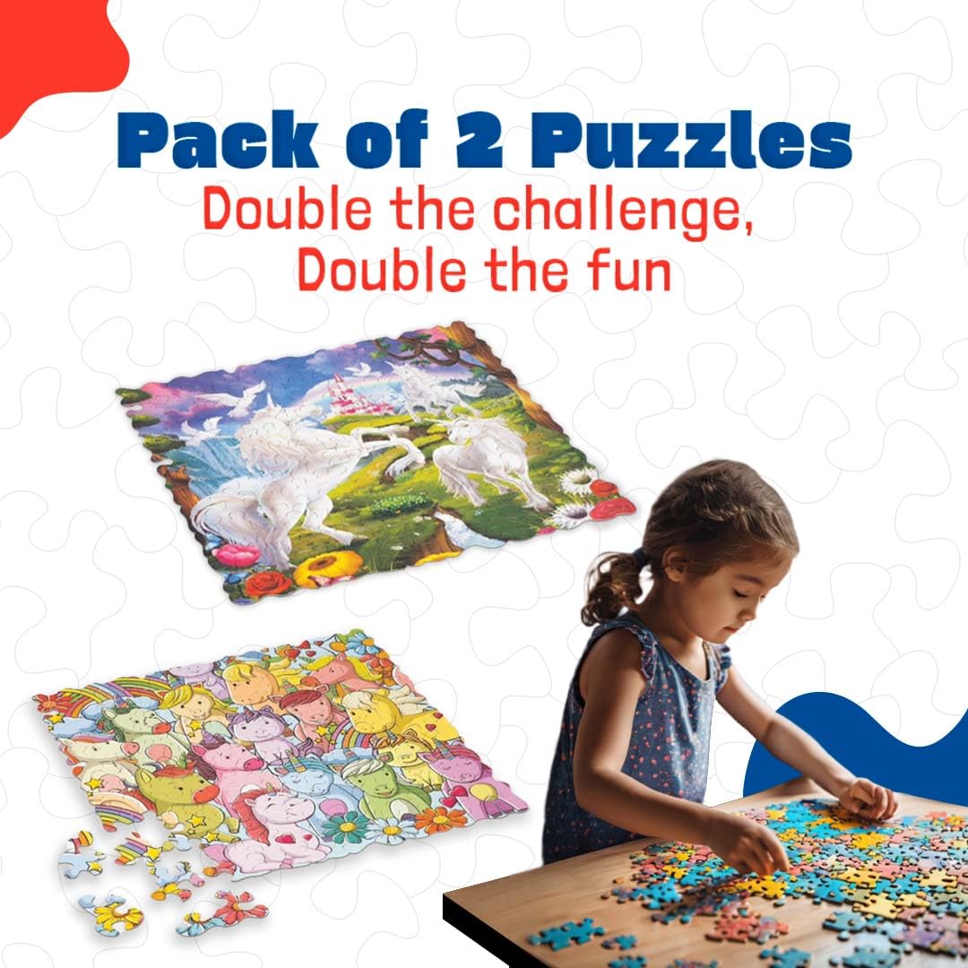 Unik Play Go Crazy Jigsaw Puzzle for Kids and Adults | Age 6 to 99 Years