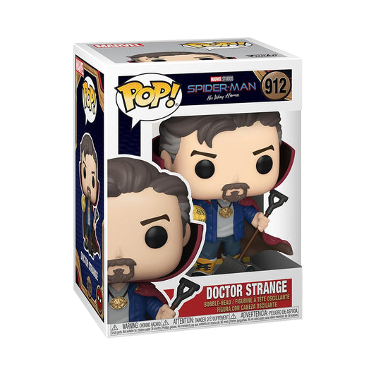 Funko Pop! Spiderman No Way Home : Doctor Strange #912 With Soft Protector Case