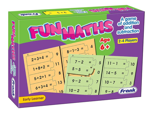 Frank Fun Maths Jigsaw Puzzles Set for Kids 6 Years and Above