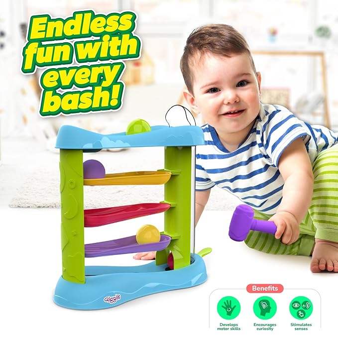 Funskool Giggles Bash & Pop Slide Tower