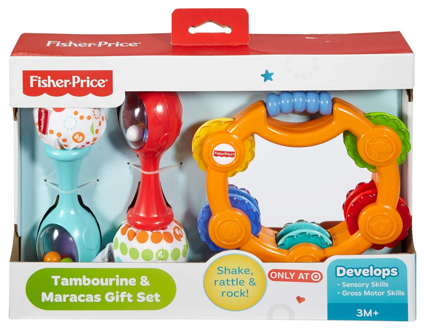 Fisher Price Tambourine & Maracas Gift Set