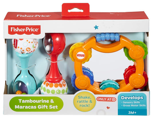 Fisher Price Tambourine & Maracas Gift Set