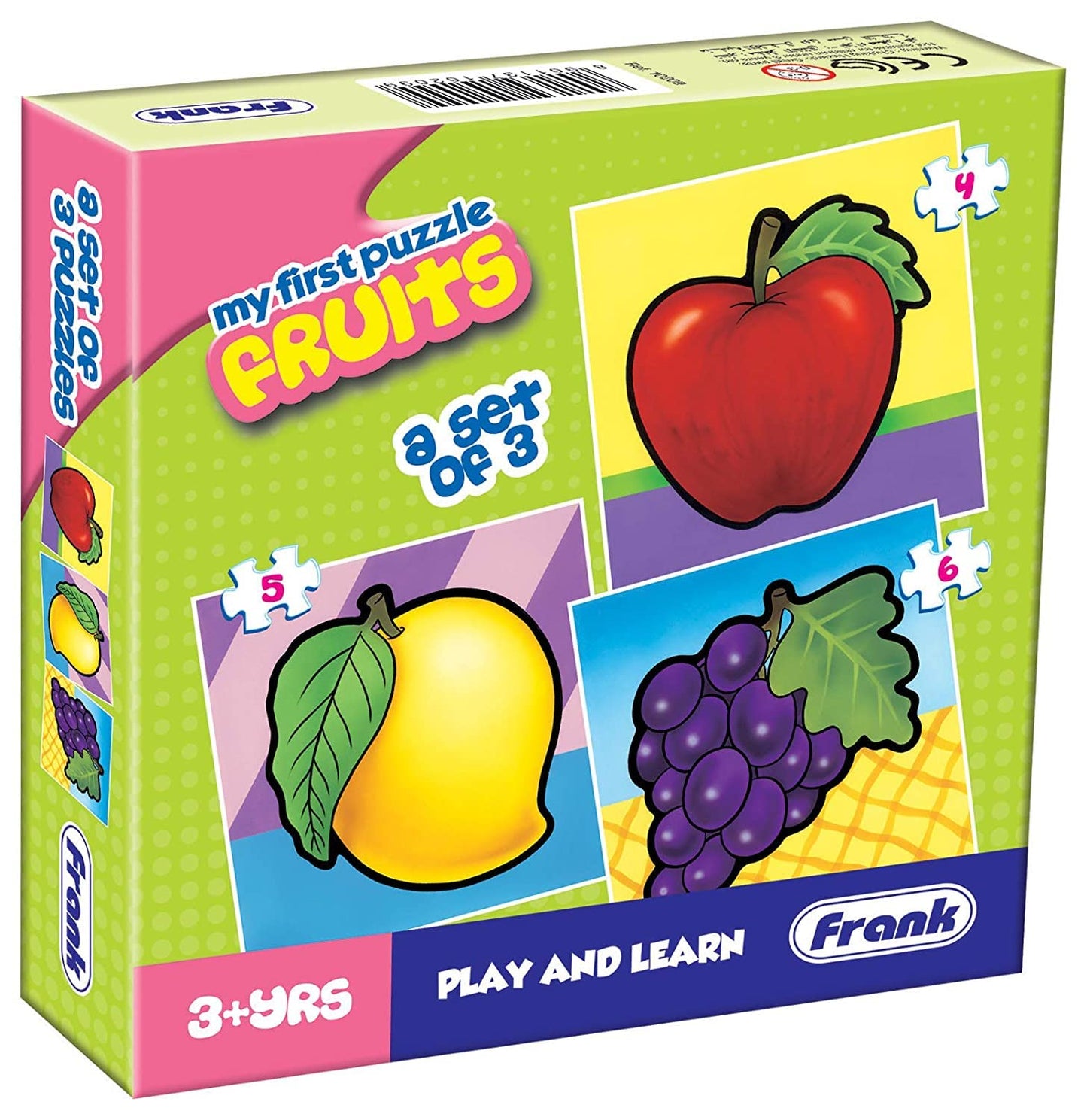 Frank Fruits Puzzle for 3 Year Old Kids and Above