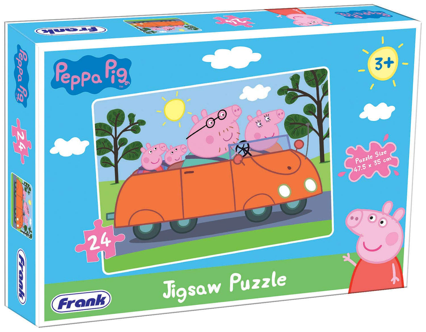 Frank Peppa Pig (24 Pieces) Jigsaw Puzzle for Kids Above 3+ Years