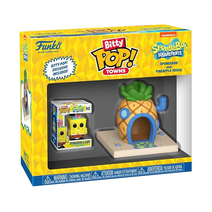 Funko Bitty Pop! Town : Spongebob Squarepants - Spongebob and Pineapple House