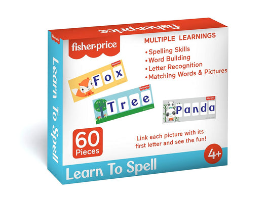 Fisher Price Learn to Spell Puzzles for Kids Age 4 Years & Above