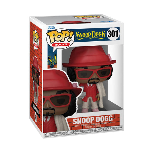 Funko Pop! Rocks : Snoop Dogg #301 With Soft Protector Case