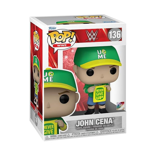 Funko Pop! WWE : John Cena #136 With Soft Protector Case