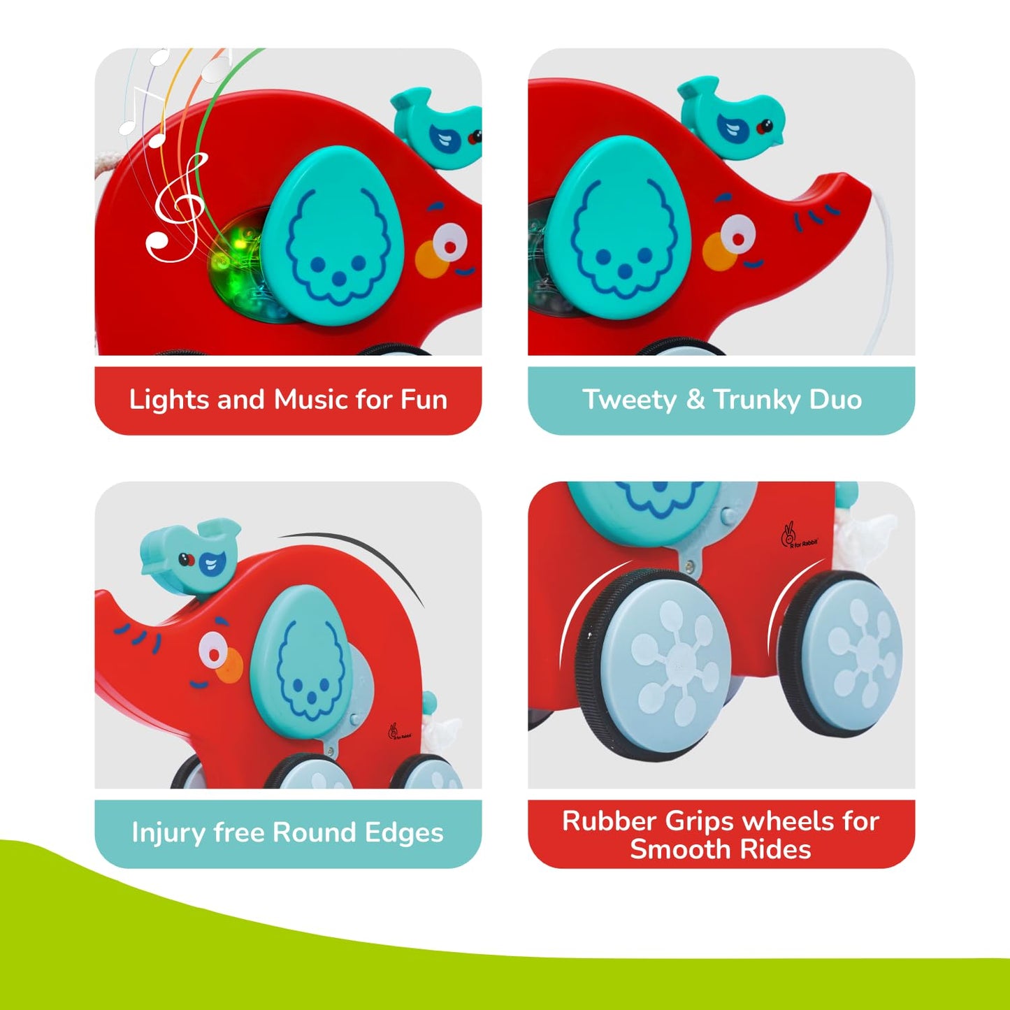 R For Rabbit Trunky ( Red )