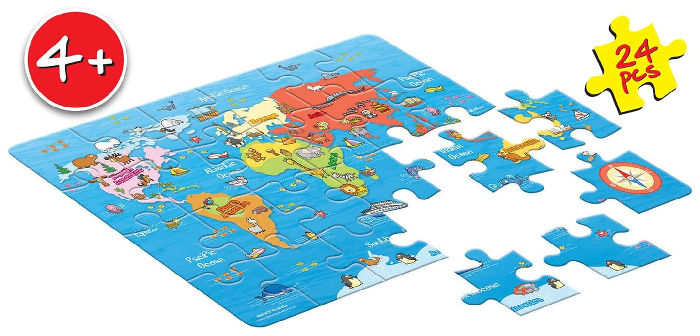 Frank My First World Map (24 Pieces)
