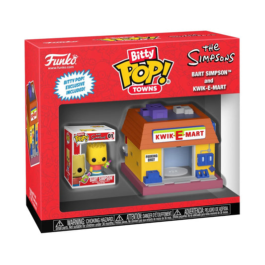 Funko Bitty Pop! Town : The Simpsons - Bart Simpson and KWIK-E-Mart