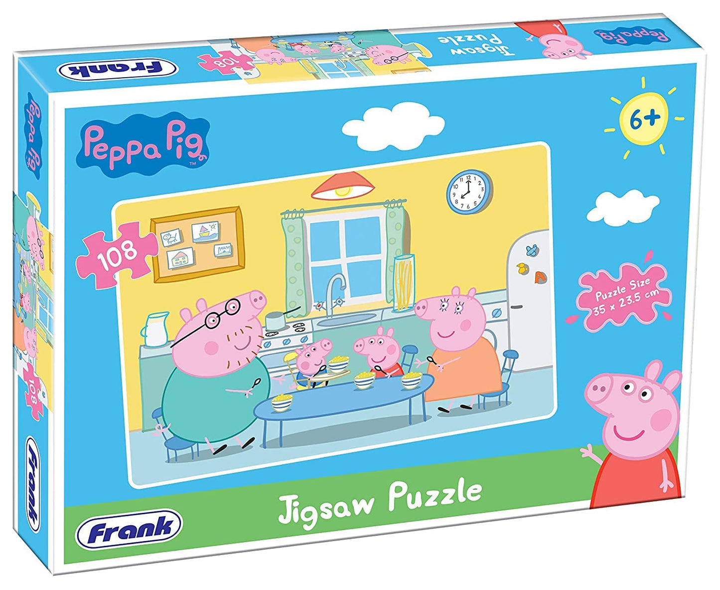 Frank Peppa Pig 108 Piece Jigsaw Puzzle for Kids for Age 6 Years Old and Above