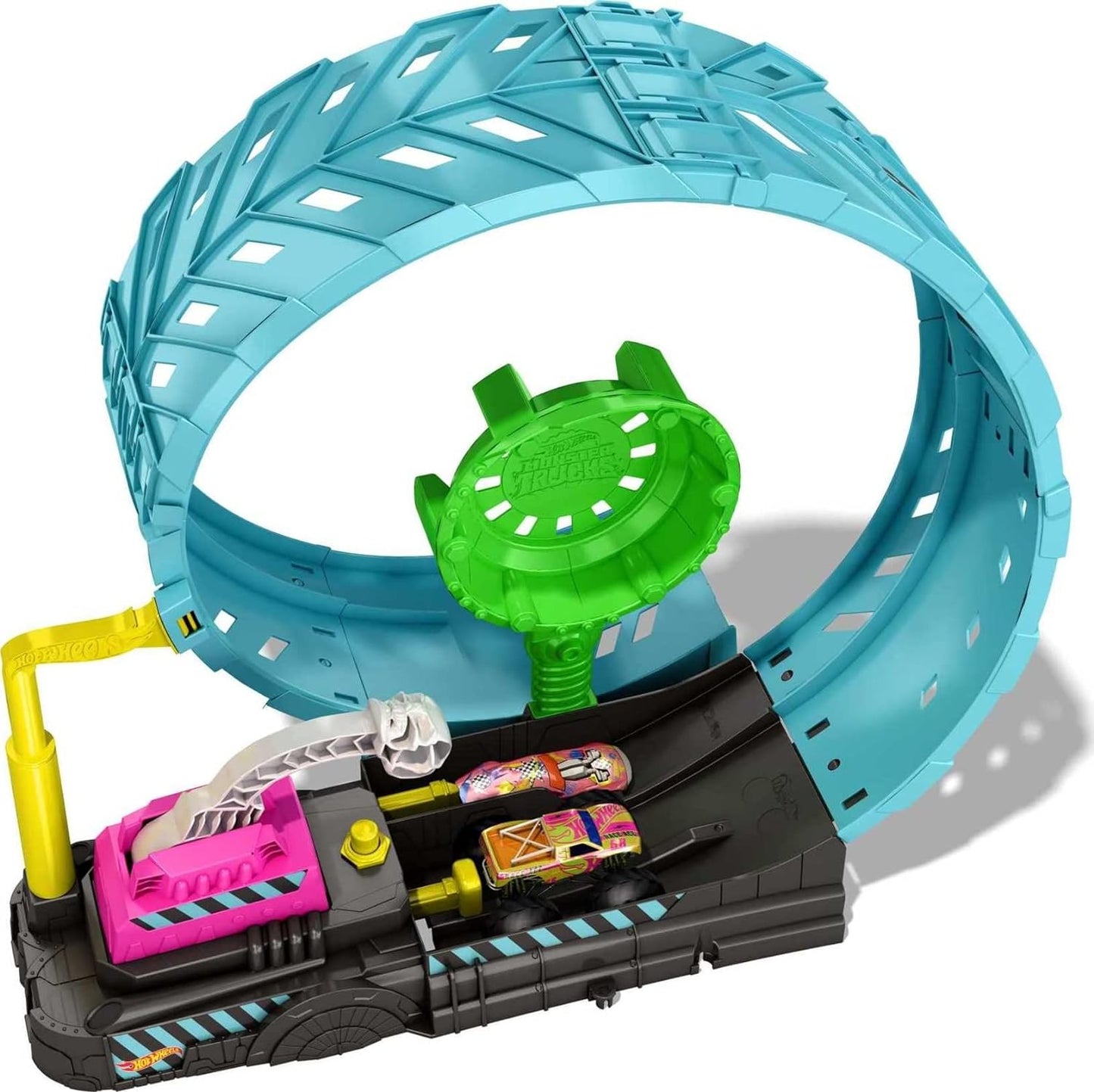 Hot Wheels Monster Trucks Glow in The Dark Epic Loop Challenge Playset