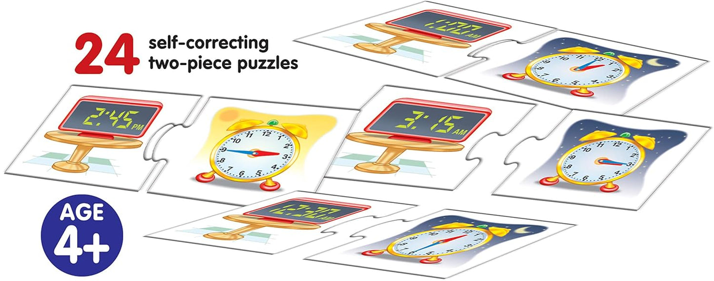 Frank Tell The Time Matching Puzzles for Kids 4 Years and Above