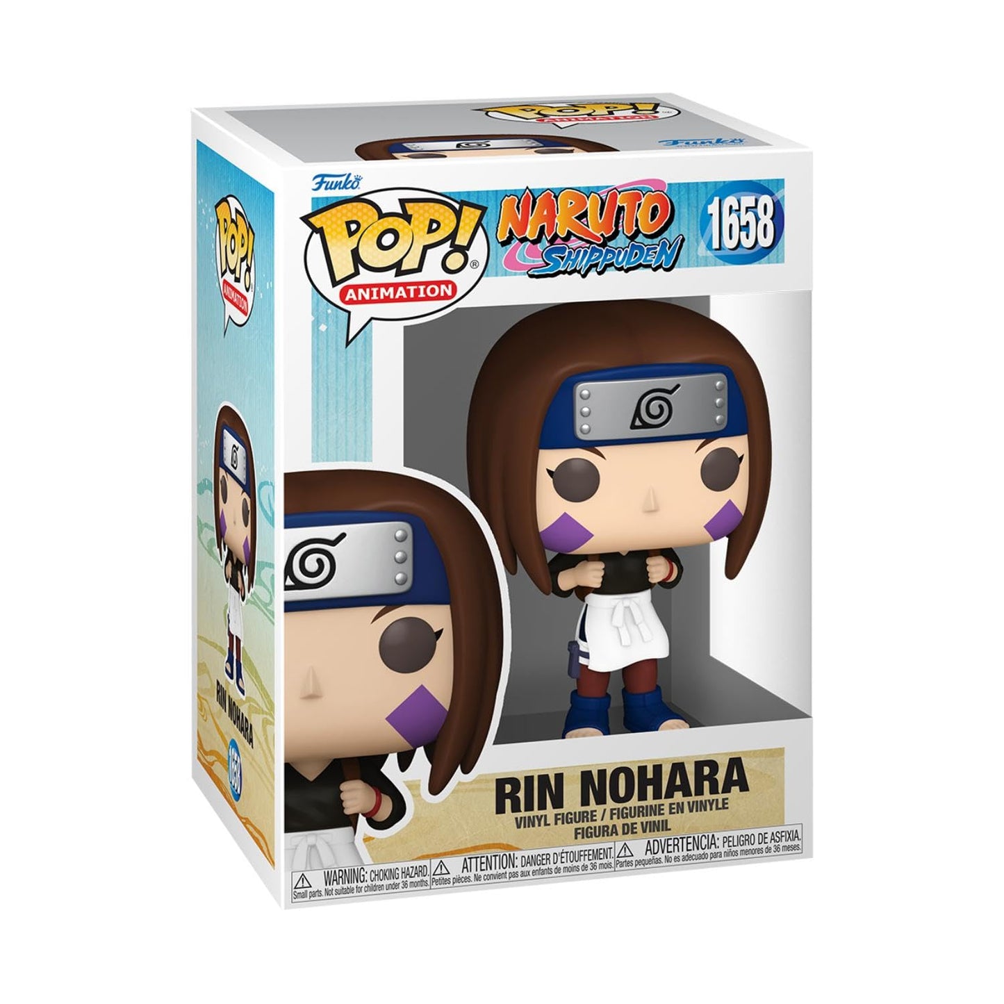 Funko Pop! Animation : Naruto Shippuden : Rin Nohara #1658 With Soft Protector Case