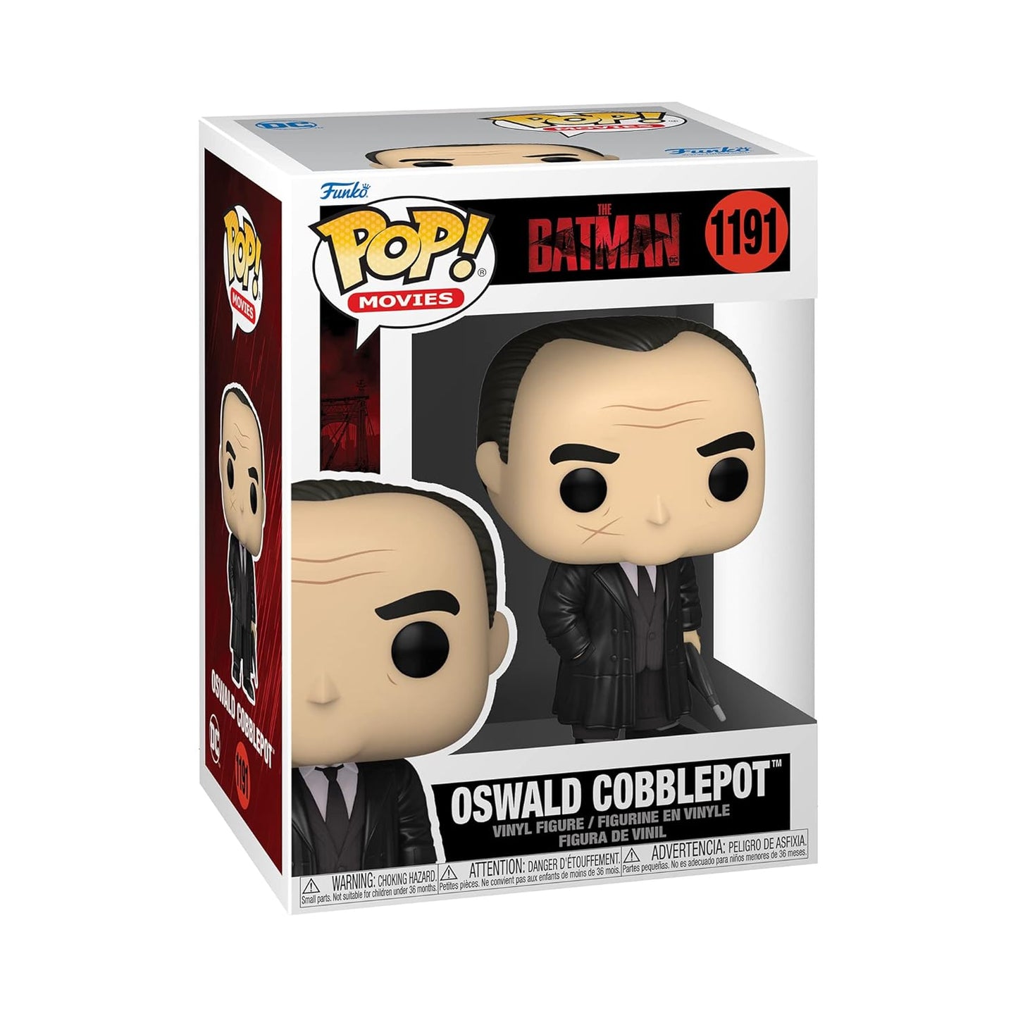 Funko Pop! Movies : The Batman - Oswald Cobblepot #1191 With Soft Protector Case