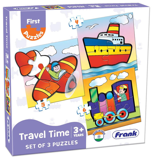 Frank Travel Time Jigsaw Puzzle for Kids Above 3+ Years